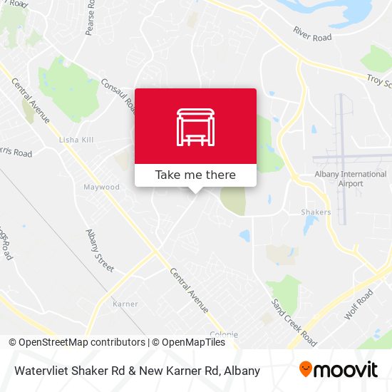 Watervliet Shaker Rd & New Karner Rd map