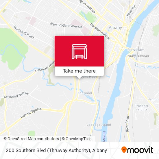 Mapa de 200 Southern Blvd (Thruway Authority)