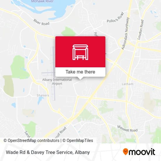Mapa de Wade Rd & Davey Tree Service