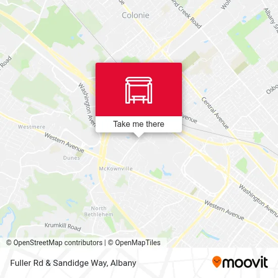 Fuller Rd & Sandidge Way map