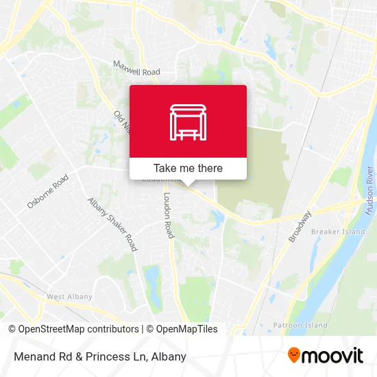 Menand Rd & Princess Ln map