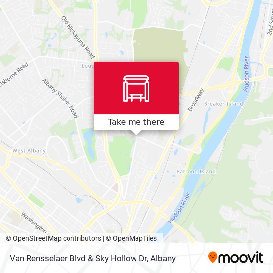 Mapa de Van Rensselaer Blvd & Sky Hollow Dr