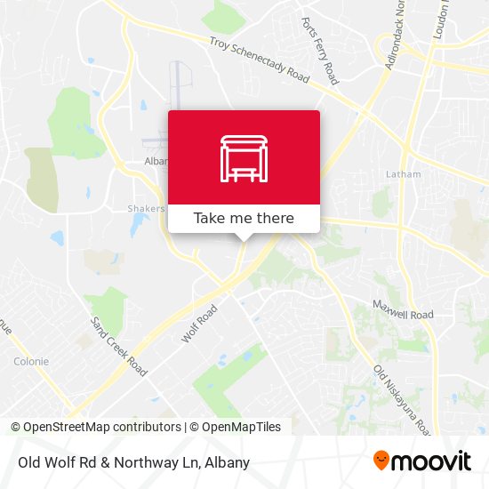 Mapa de Old Wolf Rd & Northway Ln