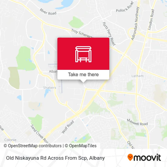 Mapa de Old Niskayuna Rd Across From Scp