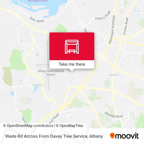Mapa de Wade Rd Across From Davey Tree Service