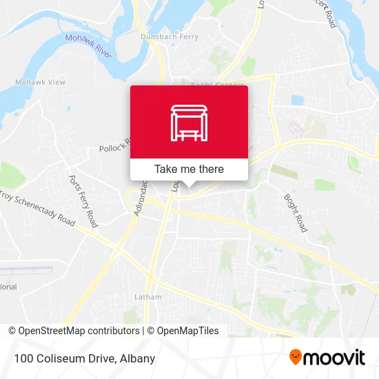 100 Coliseum Drive map