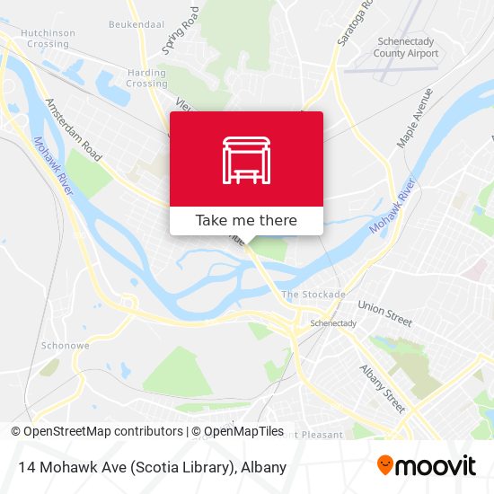 Mapa de 14 Mohawk Ave (Scotia Library)