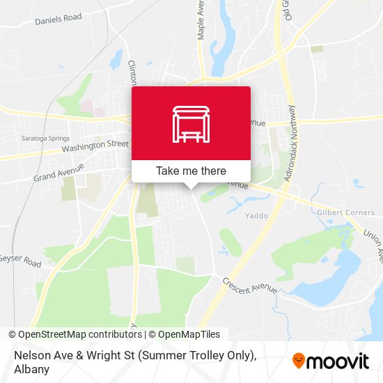 Nelson Ave & Wright St (Summer Trolley Only) map