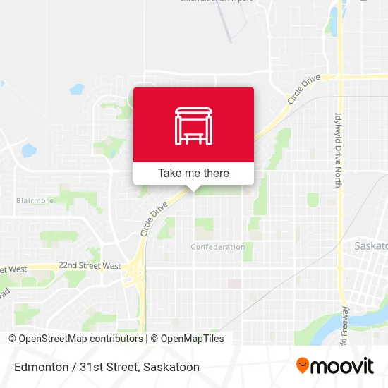 Edmonton / 31st Street map
