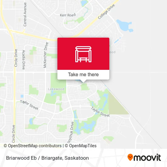 Briarwood Eb / Briargate map