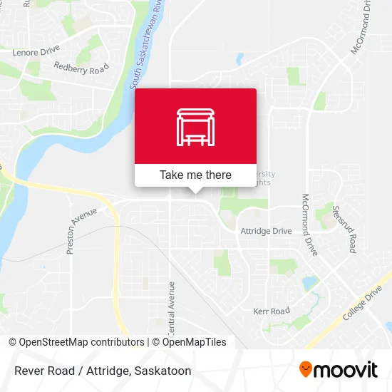 Rever Road / Attridge map