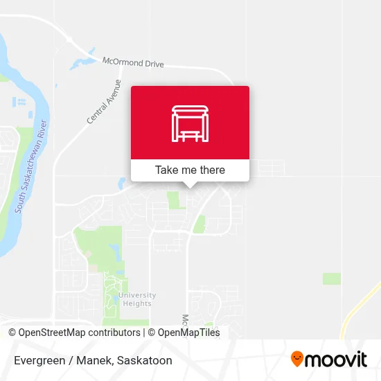 Evergreen / Manek map