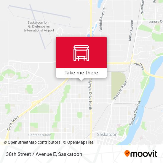38th Street / Avenue E map