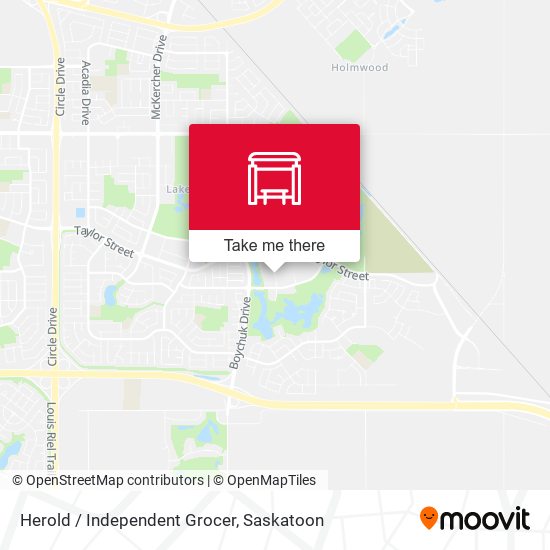 Herold / Independent Grocer map