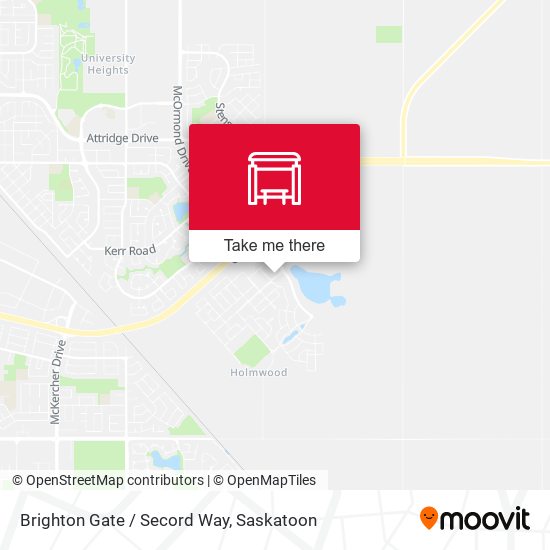 Brighton Gate / Secord Way map