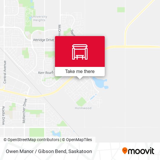 Owen Manor / Gibson Bend map