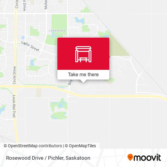Rosewood Drive / Pichler map
