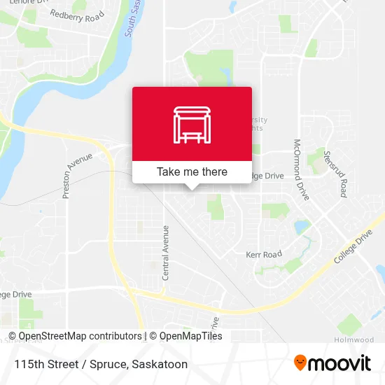 115th Street / Spruce map