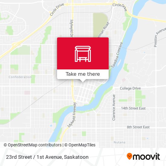 23rd Street / 1st Avenue map