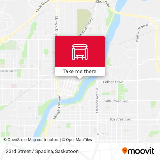 23rd Street / Spadina plan