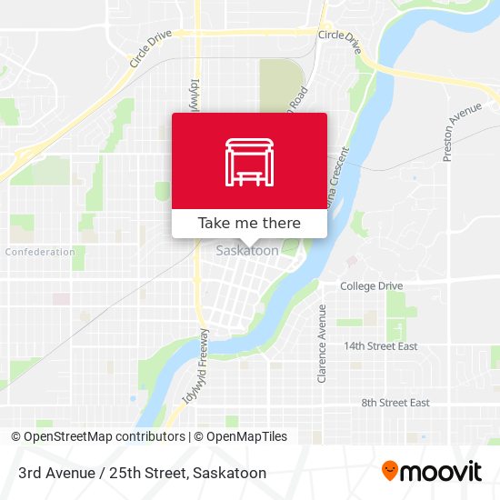 3rd Avenue / 25th Street map
