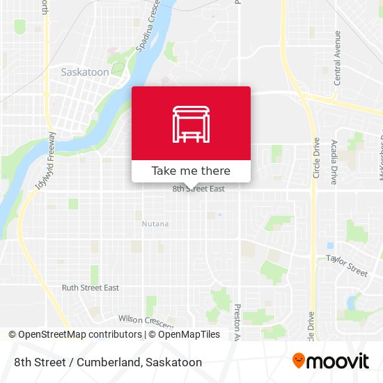 8th Street / Cumberland map