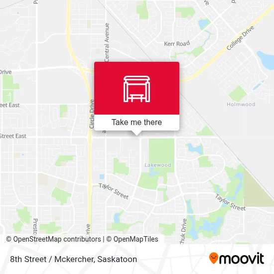 8th Street / Mckercher map