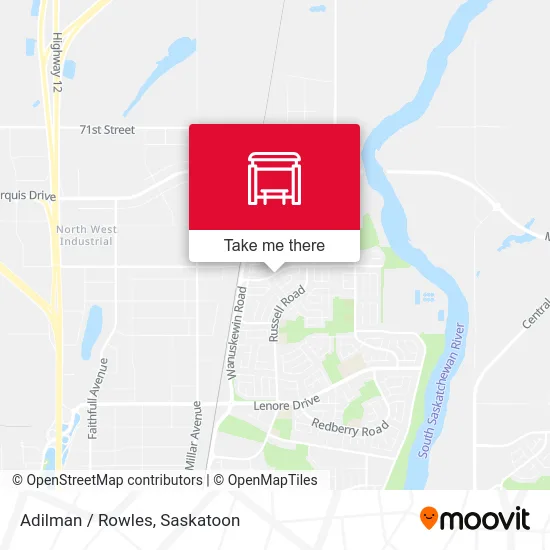 Adilman / Rowles map