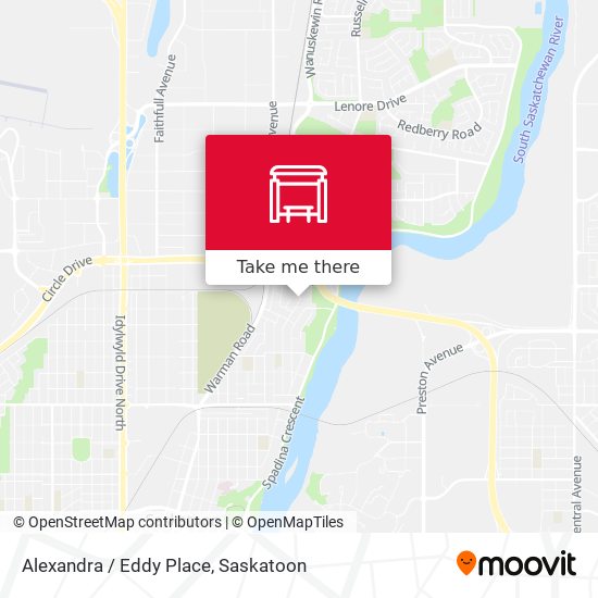 Alexandra / Eddy Place map