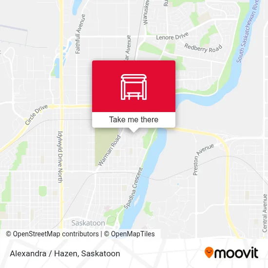 Alexandra / Hazen map