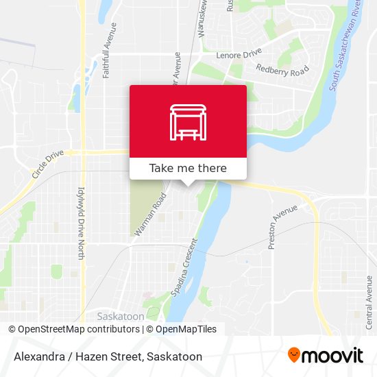 Alexandra / Hazen Street map