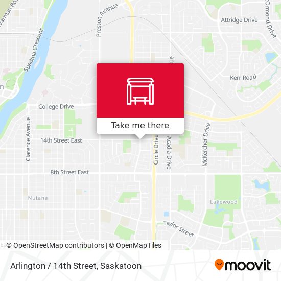 Arlington / 14th Street map