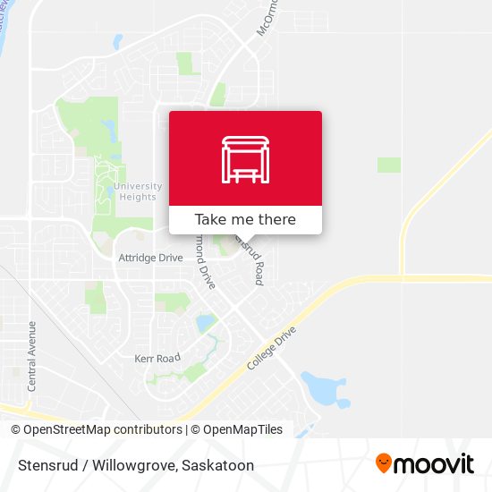 Stensrud / Willowgrove map