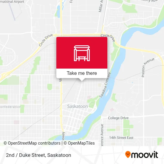 2nd / Duke Street map