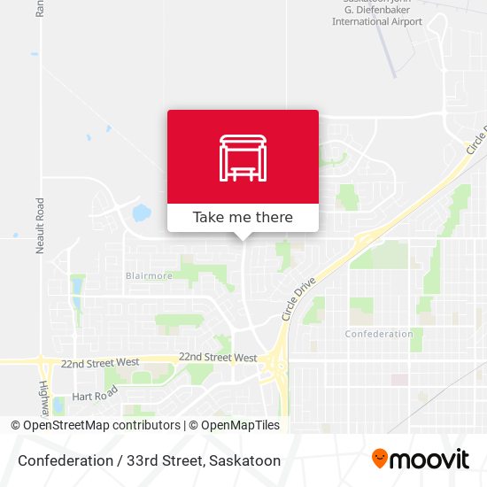 Confederation / 33rd Street map