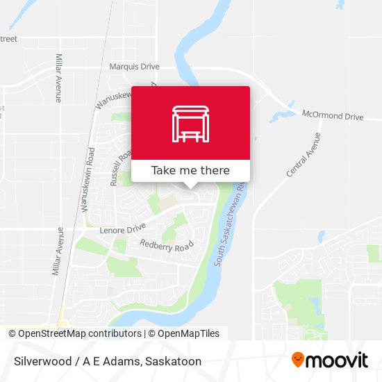 Silverwood / A E Adams map