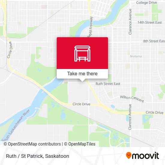 Ruth / St Patrick map