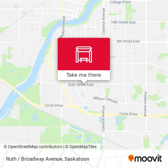Ruth  / Broadway Avenue map