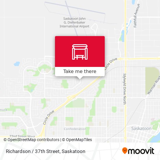 Richardson / 37th Street map