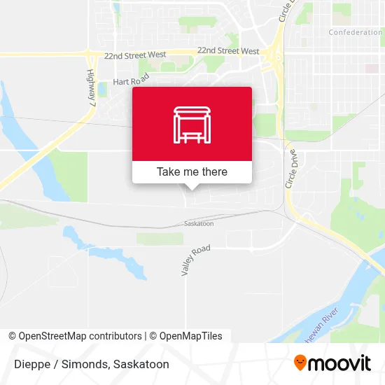 Dieppe / Simonds map