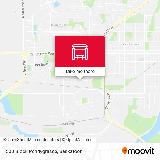 500 Block Pendygrasse map