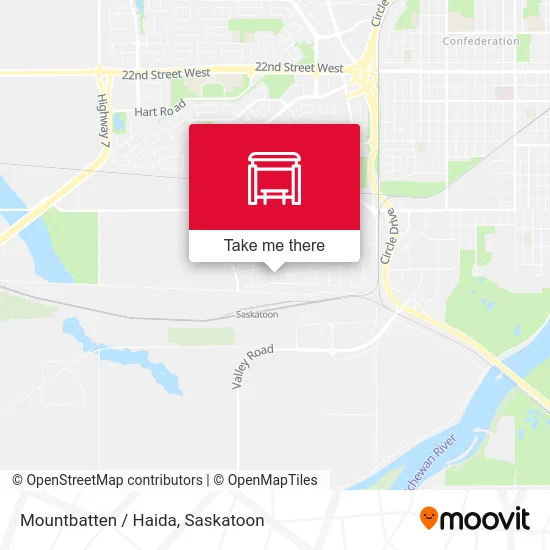 Mountbatten / Haida map