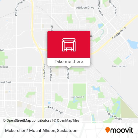 Mckercher / Mount Allison map