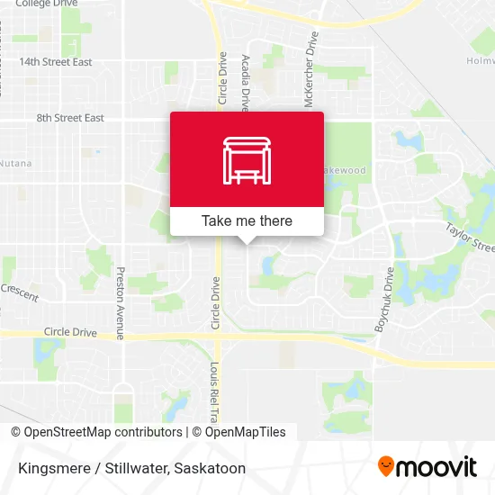 Kingsmere / Stillwater map