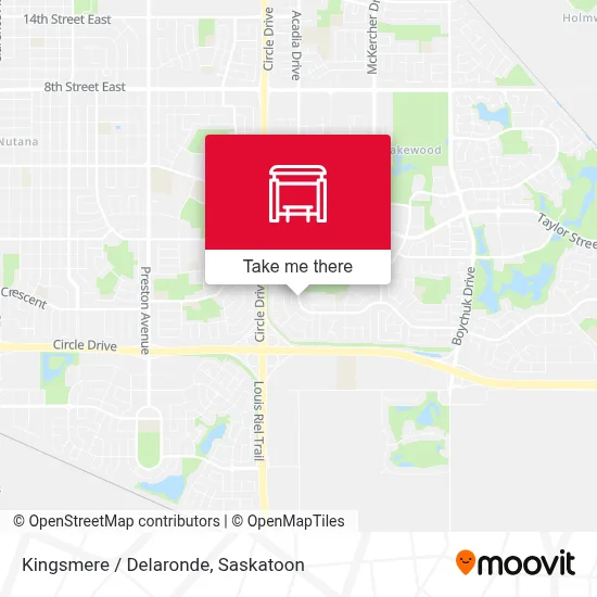 Kingsmere / Delaronde map
