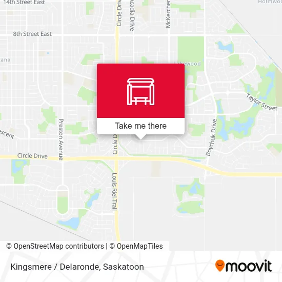 Kingsmere / Delaronde map
