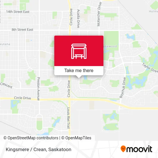 Kingsmere / Crean map