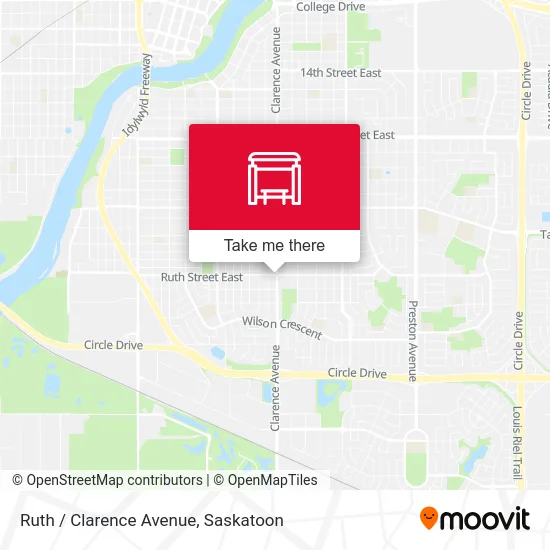 Ruth / Clarence Avenue map