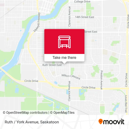 Ruth  / York Avenue map