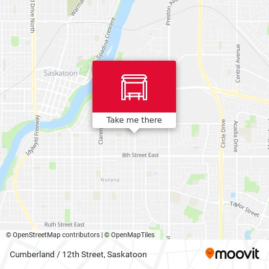 Cumberland / 12th Street map